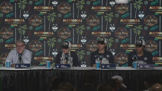 UConn's Paige Bueckers speaks after NCAA title win [RAW]
