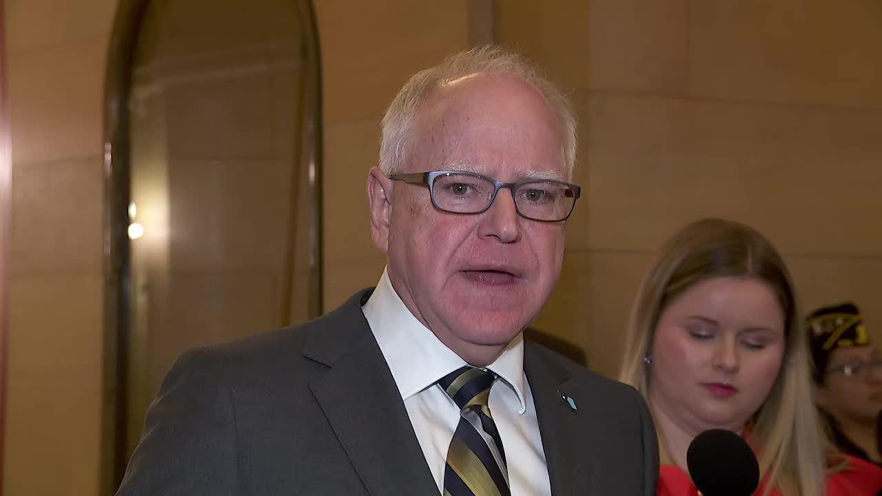 Walz on Trump's tariffs: It's about groveling to him