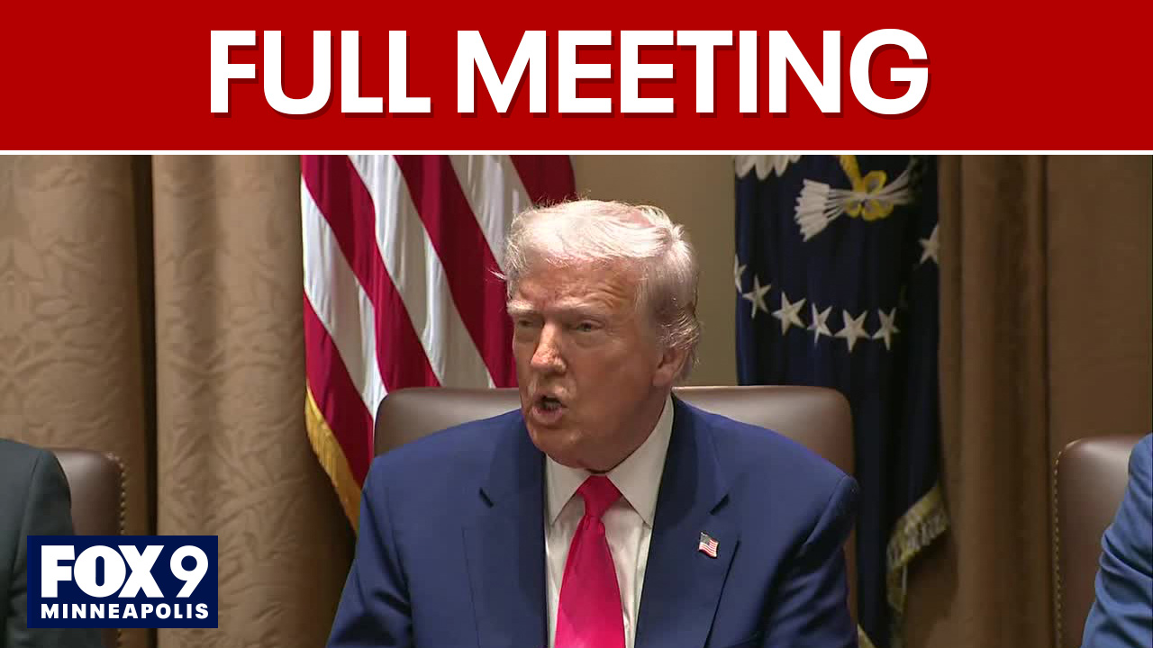 President Trump meets with cabinet day after tariffs pause [FULL]