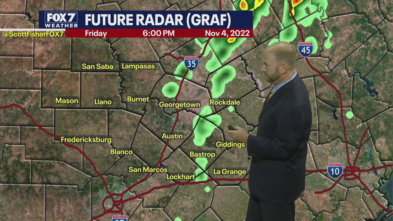 Slight risk of severe weather for Austin-area