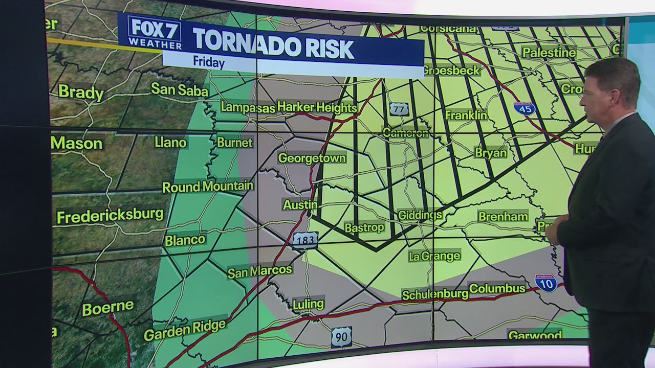 Severe weather potential as storms expected