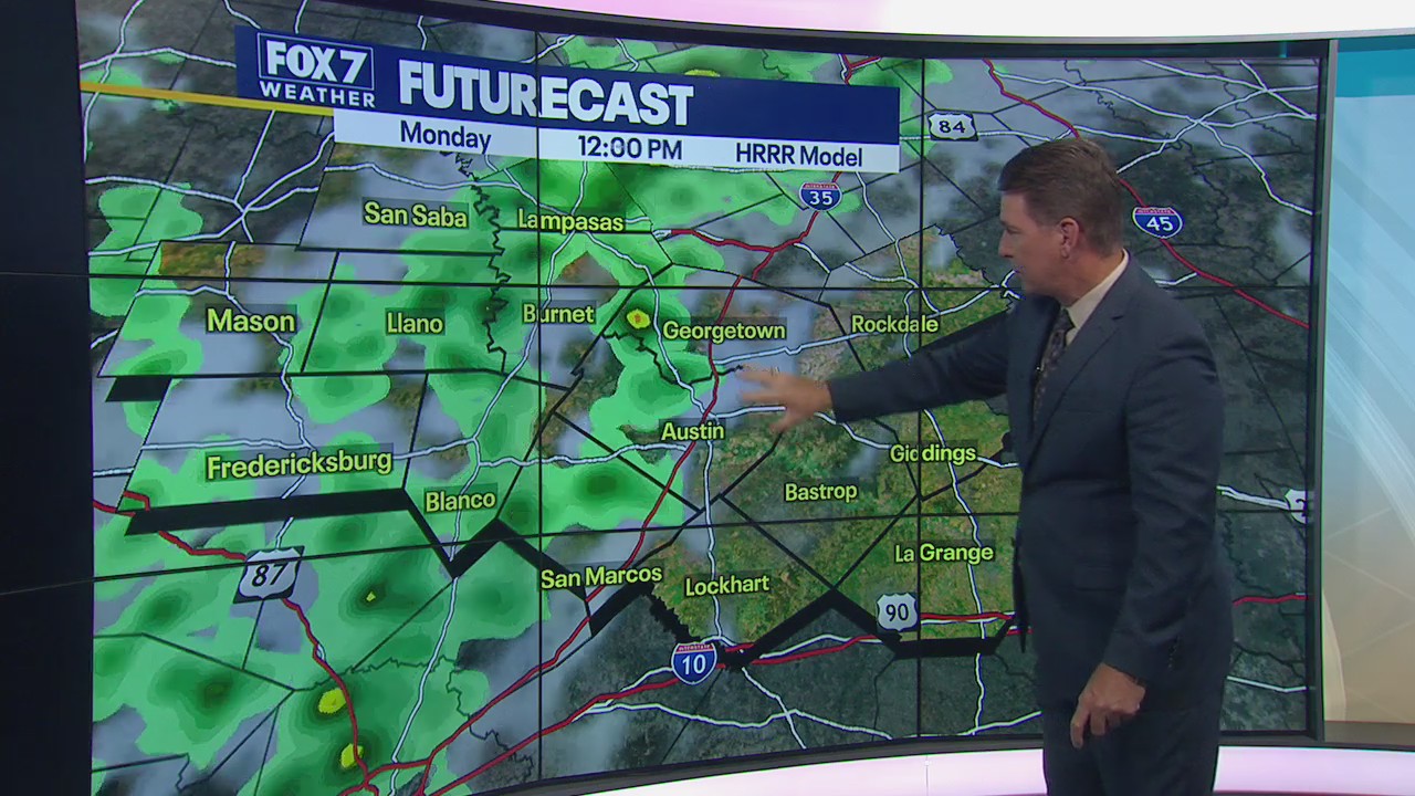 Scattered showers expected to clear up later today