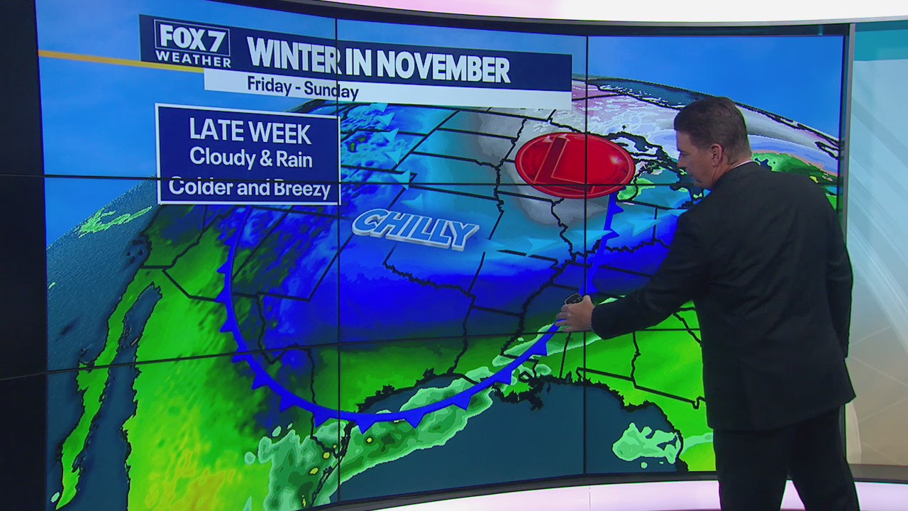 Warm today but countdown to cold front is underway