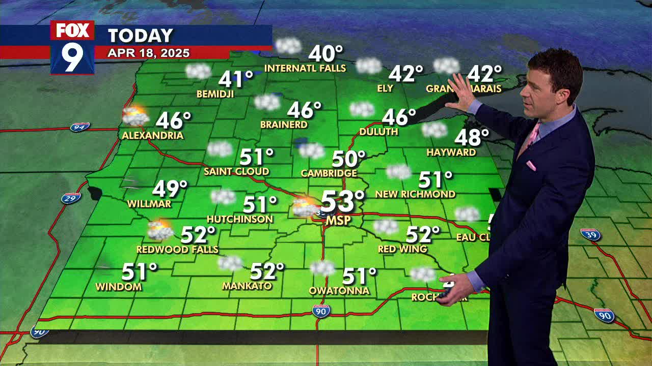 MN weather: Breezy, cool and fairly gray Friday