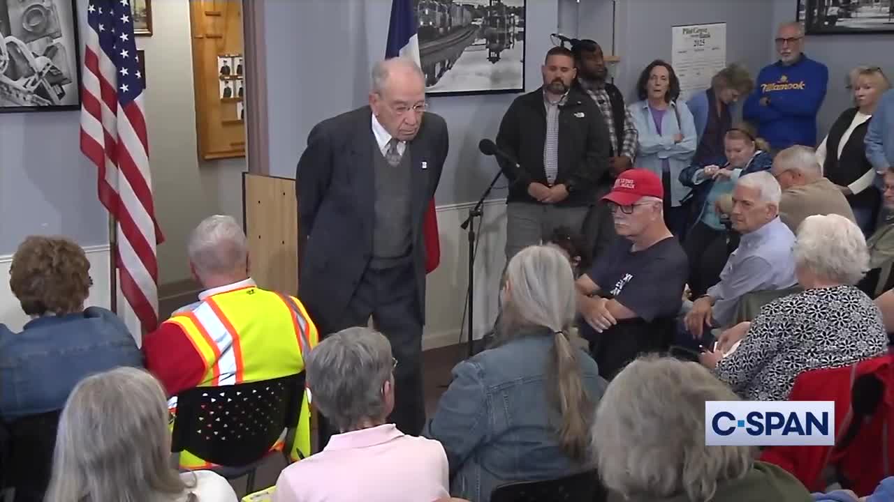 Sen. Grassley fiery exchange with Iowans on immigration [RAW]