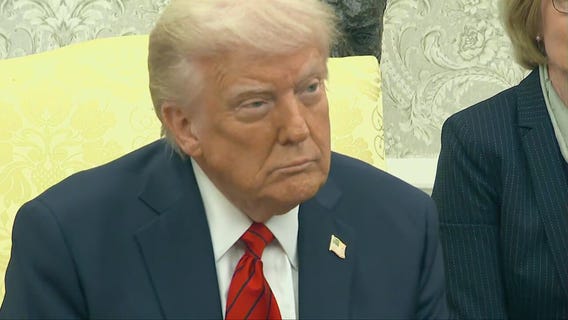 Pres. Trump on tariffs, Jerome Powell, deported man