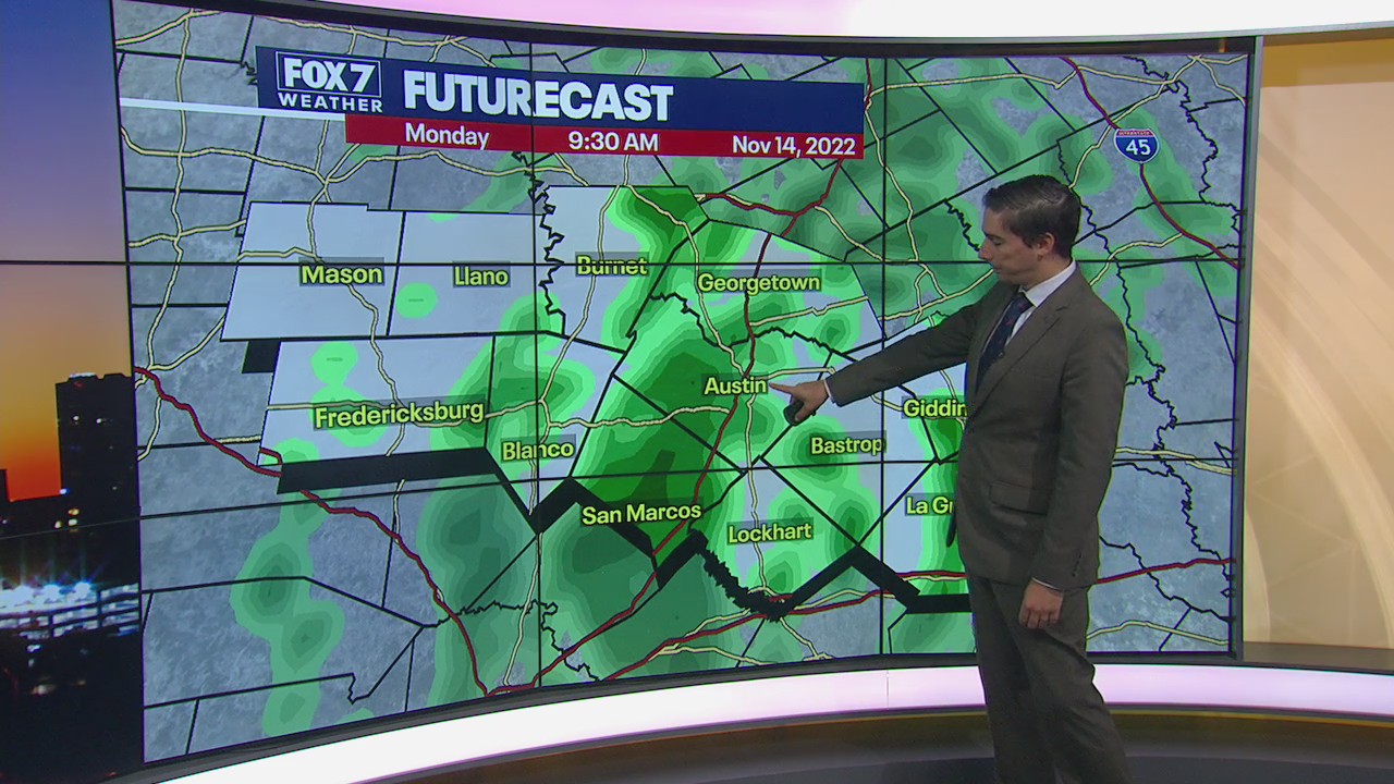 Chilly work week ahead with chances for rain