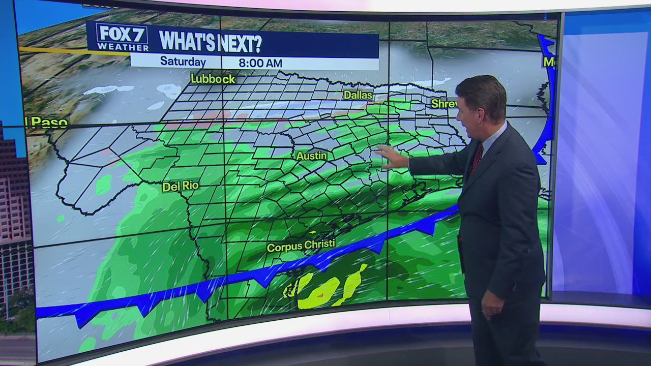 Cold fronts keeping Austin cool, rain chances increase later this week