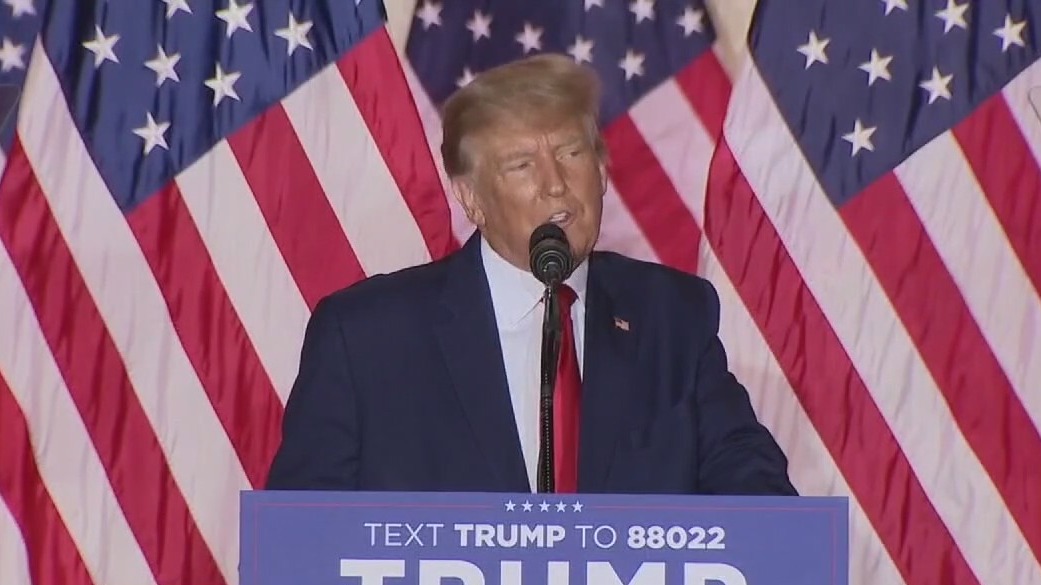 Former President Trump announces run for president in 2024