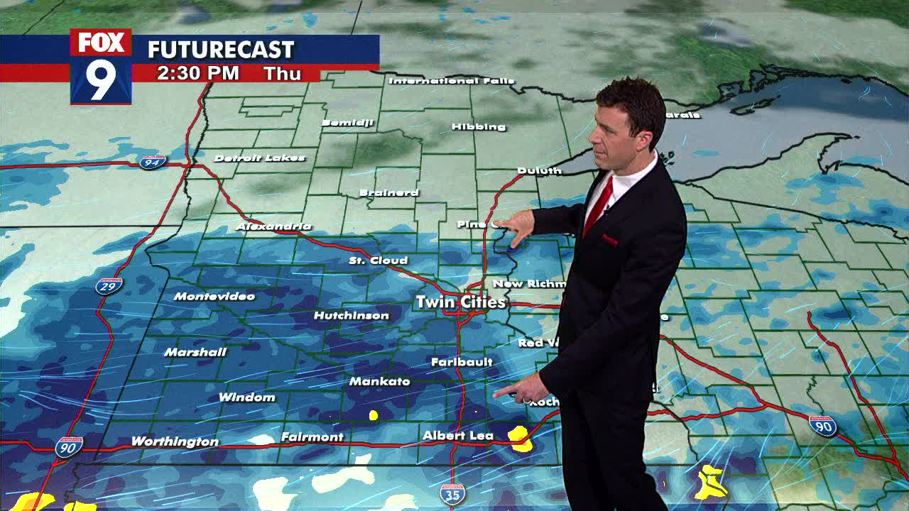 MN weather: Widespread rain on Thursday