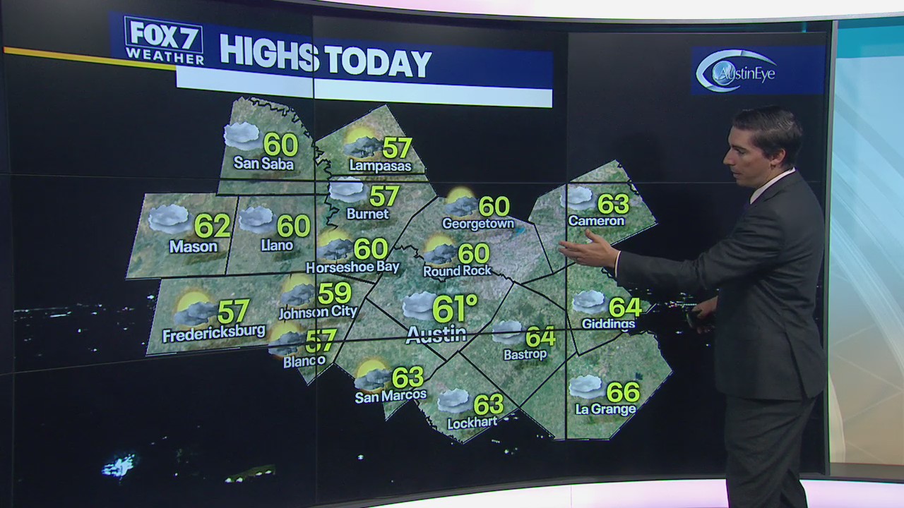 Rain moves back into Central Texas for Thanksgiving