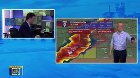Reported tornado near Fairmont during stormy Monday