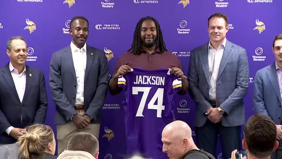 Vikings introduce first round pick Donovan Jackson [RAW]