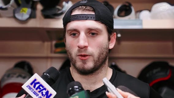 Wild players react after Game 5 OT loss to Golden Knights [RAW]