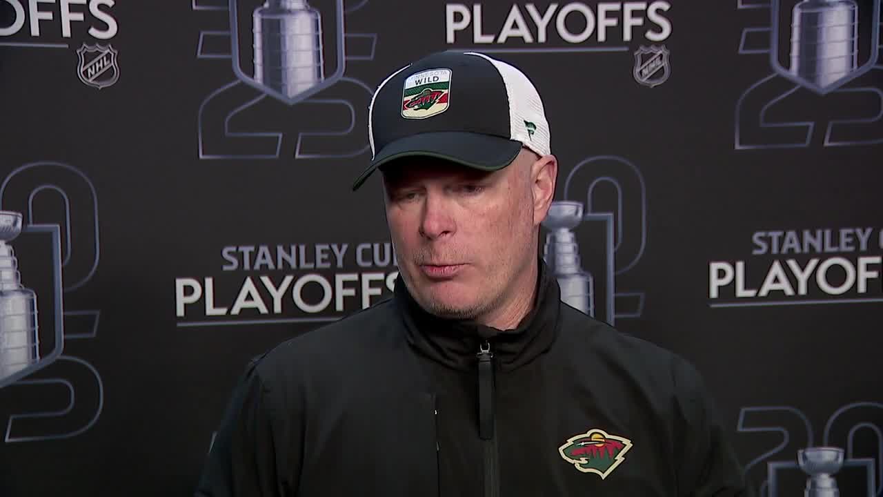 Wild prepare for Game 5 at Golden Knights [RAW]