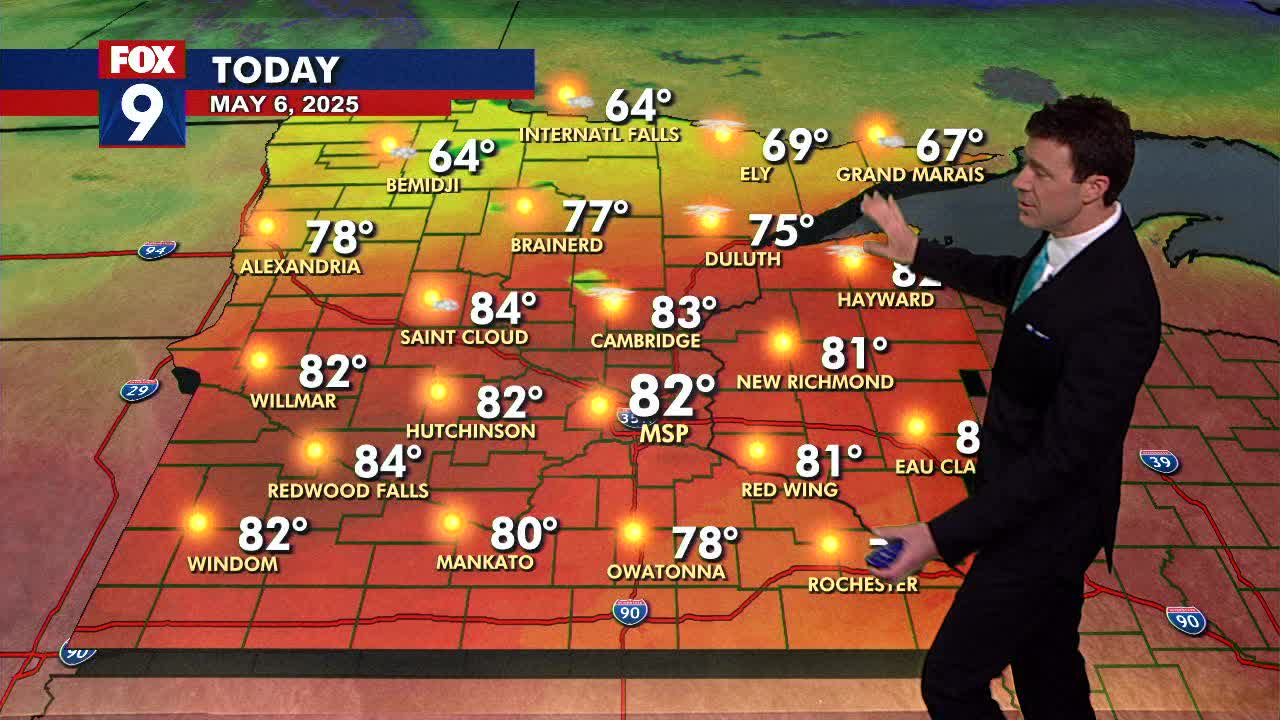 MN weather: Sunny and toasty warm Tuesday | FOX 9 Minneapolis-St. Paul