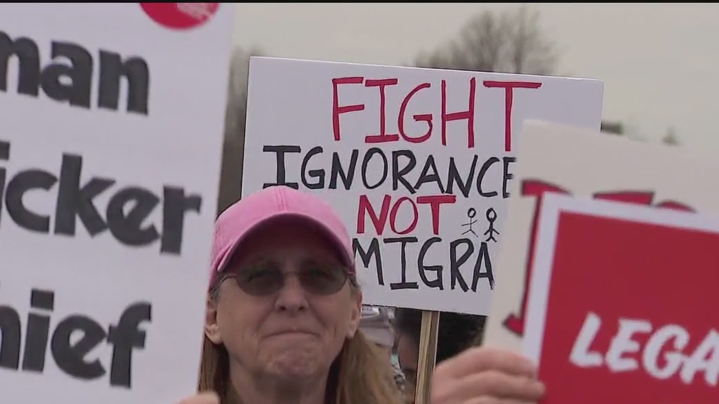 May Day rally held at MN State Capitol