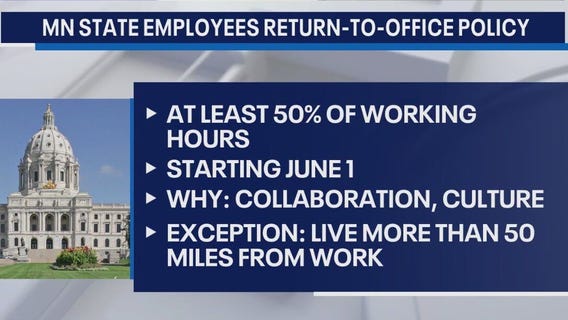 Some MN state employees exempt from office return