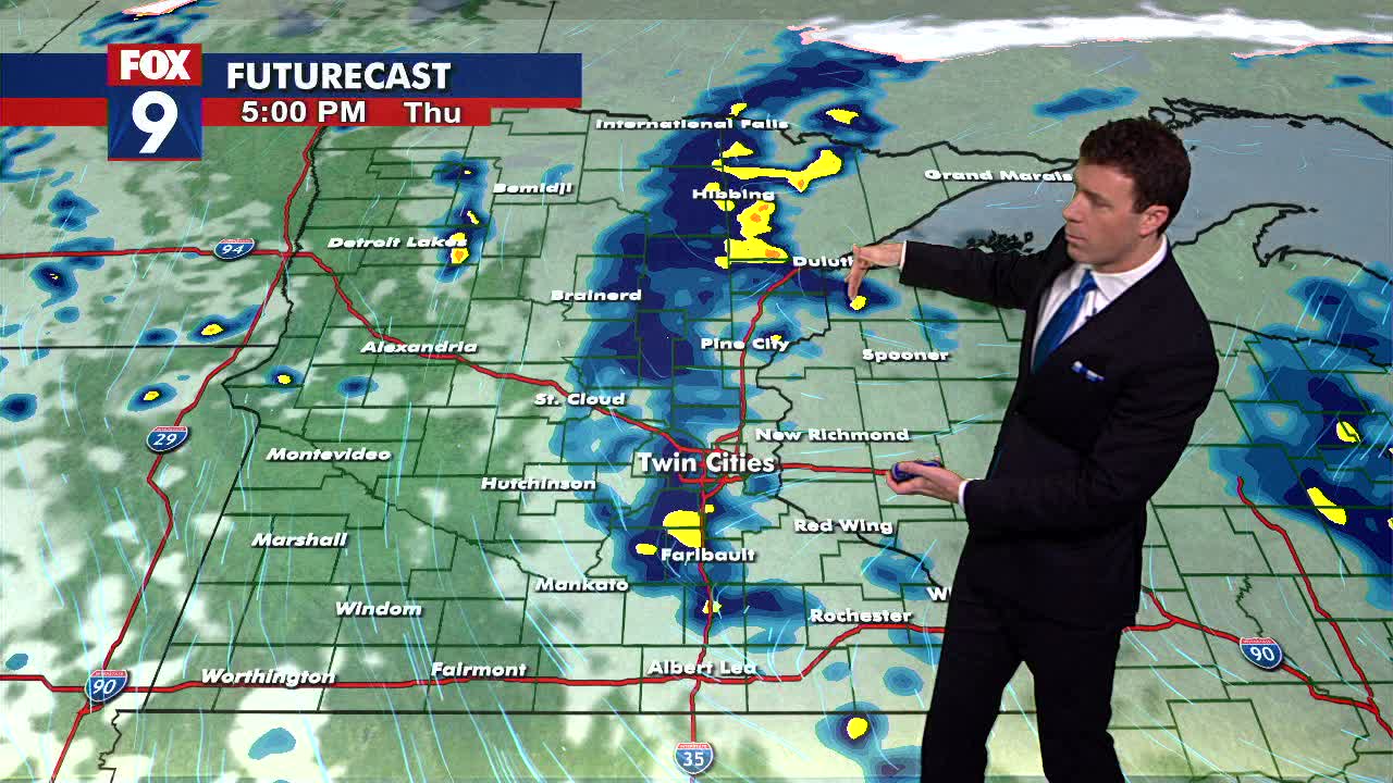 MN weather: Scattered showers on Thursday