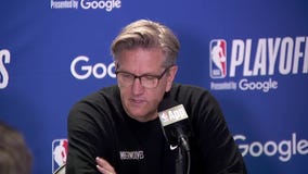 Chris Finch reacts after Timberwolves eliminate Lakers [RAW]