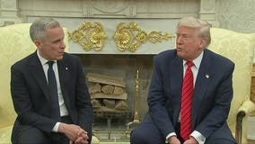 Pres. Trump meets with Canadian PM Mark Carney