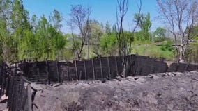 Fires started at abandoned WWII ammunition storage