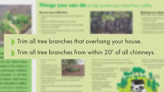 Authorities brace homeowners for wildfires