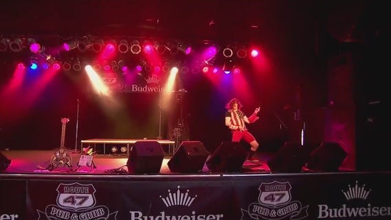 Air Guitar Regional Championships in Fridley