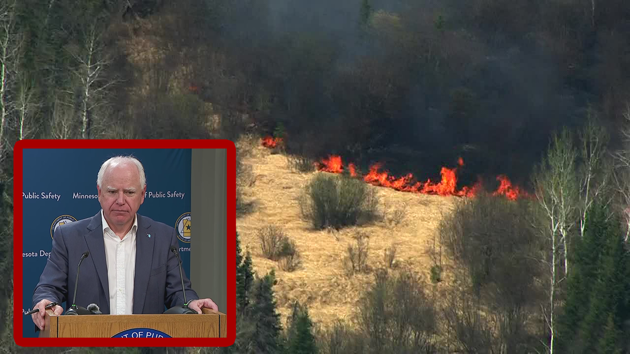 MN wildfires: State leaders hold briefing