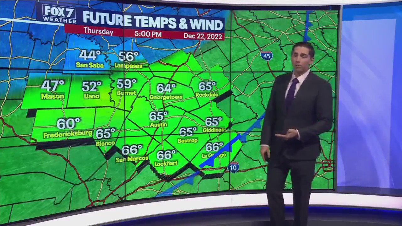 Chilly temps ahead for the holidays
