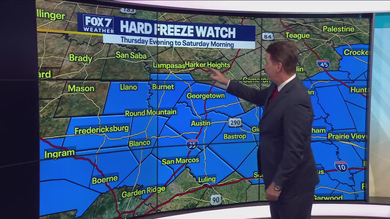 Arctic blast will bring freezing temperatures by end of day tomorrow