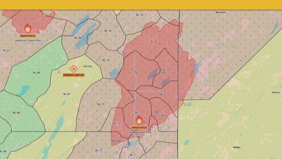 Brimson Complex wildfires burn 30K acres