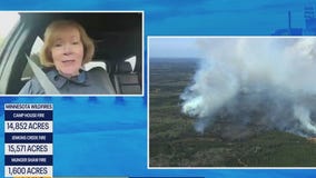 MN leaders get first-hand look at wildfires