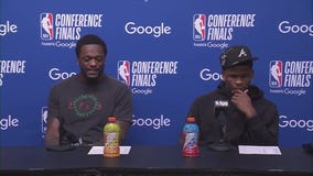 Timberwolves players react after Game 1 loss to Thunder [RAW]