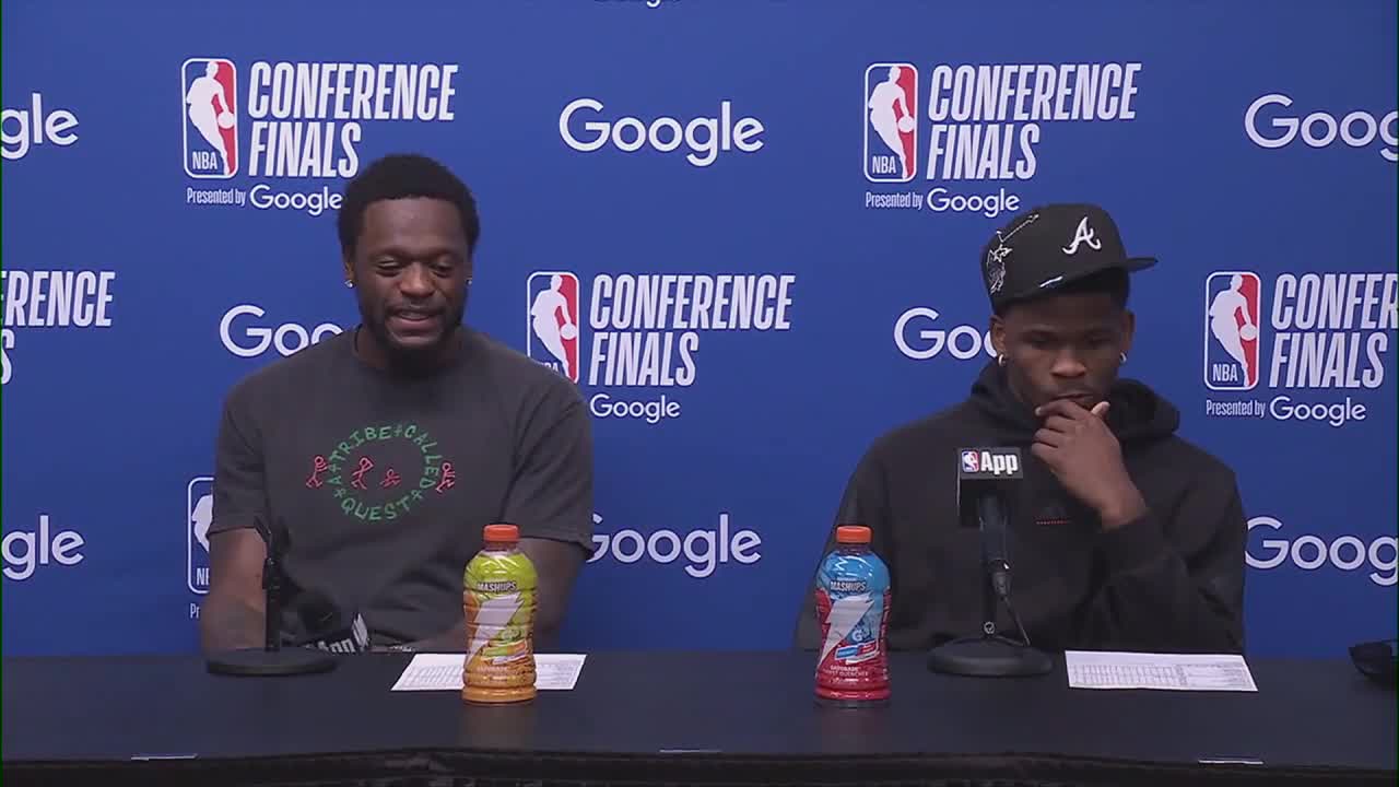 Timberwolves players react after Game 1 loss to Thunder [RAW]