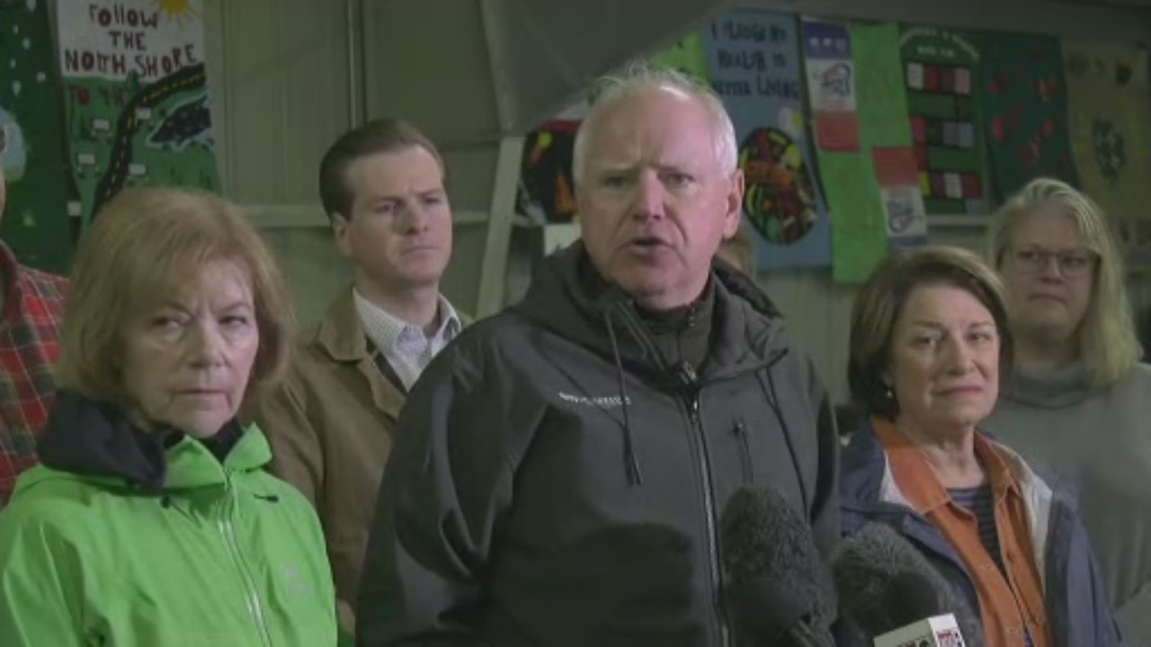 MN state leaders address wildfire damage [RAW]