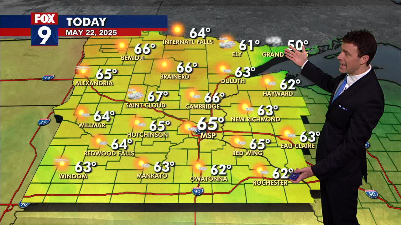MN weather: Pleasant sunshine on Thursday | FOX 9 Minneapolis-St. Paul