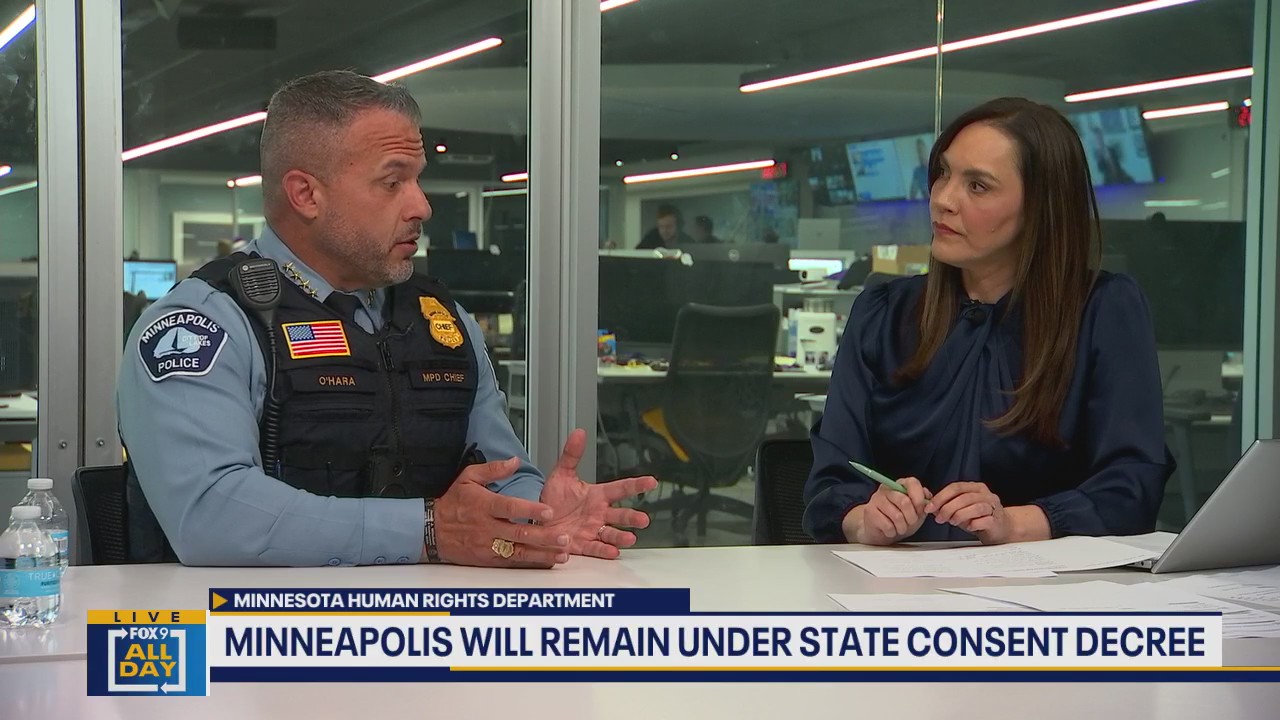 Minneapolis police chief reacts to consent decree