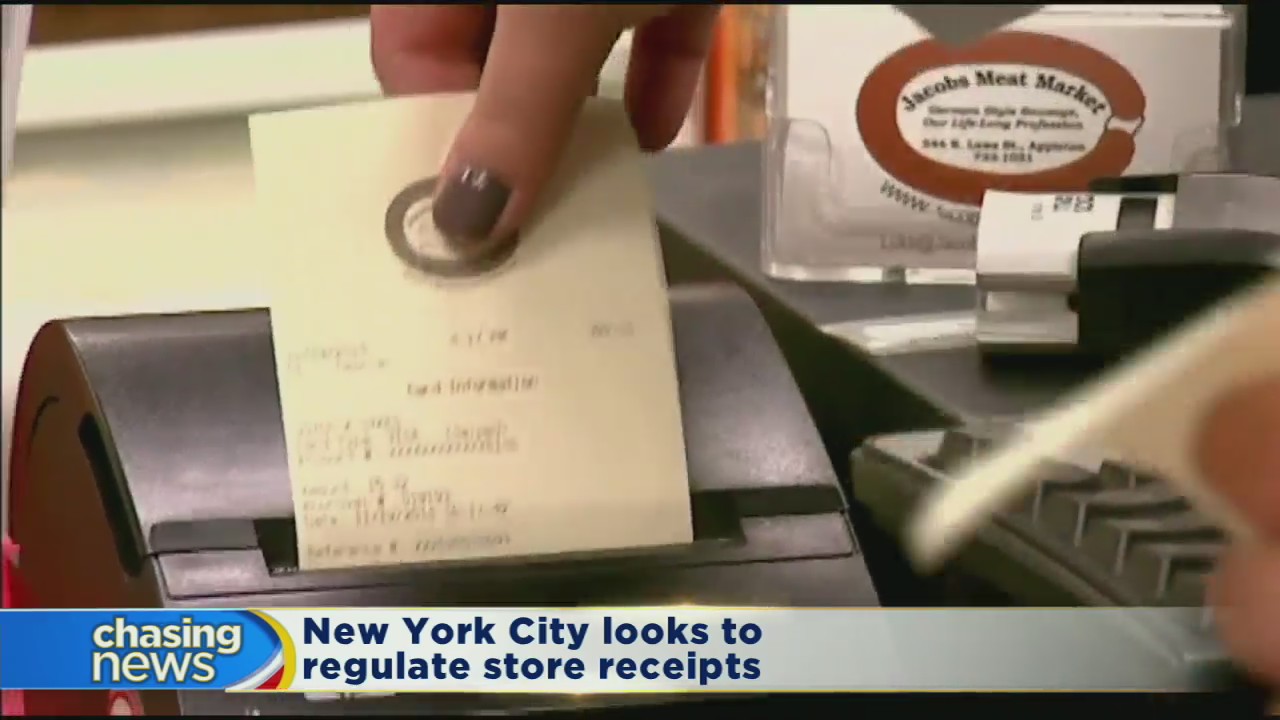 NYC Council considers banning paper receipts