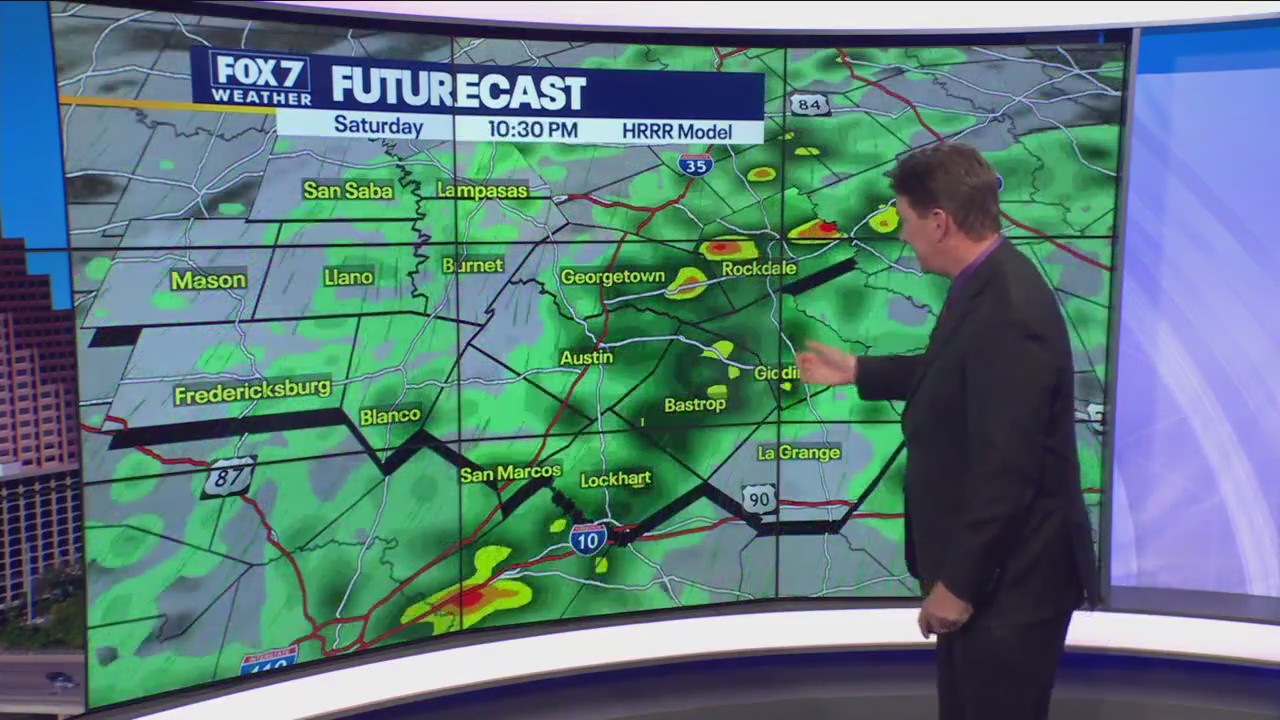 Rain chances increase this weekend, cold front expected