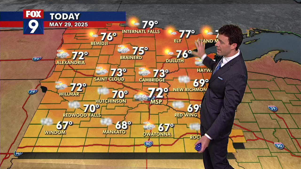 MN weather: Slightly brighter, warmer Thursday
