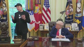 Musk says black eye is from 5-year-old son's punch