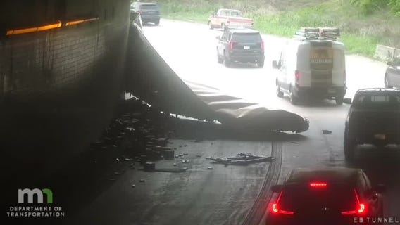 Aftermath of Lowry Hill Tunnel semi crash