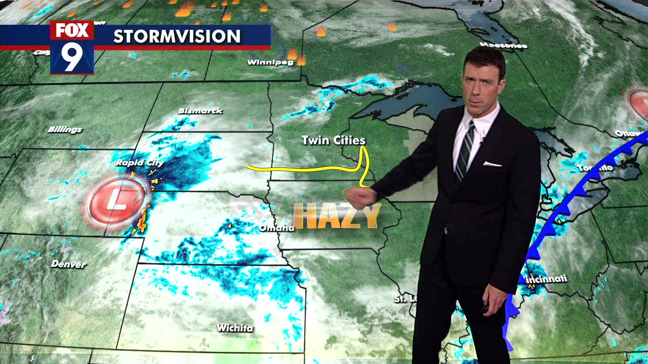 Wildfire smoke clears to blue skies on Thursday