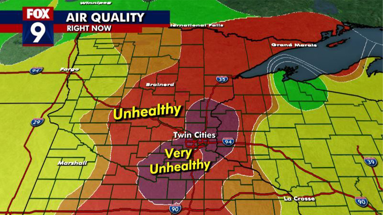 Twin Cities hit ?very unhealthy? air quality level