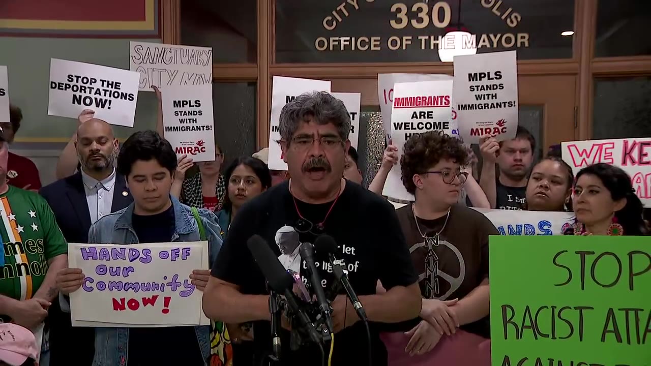 Immigration leaders rally against ICE presence in Minneapolis [RAW]