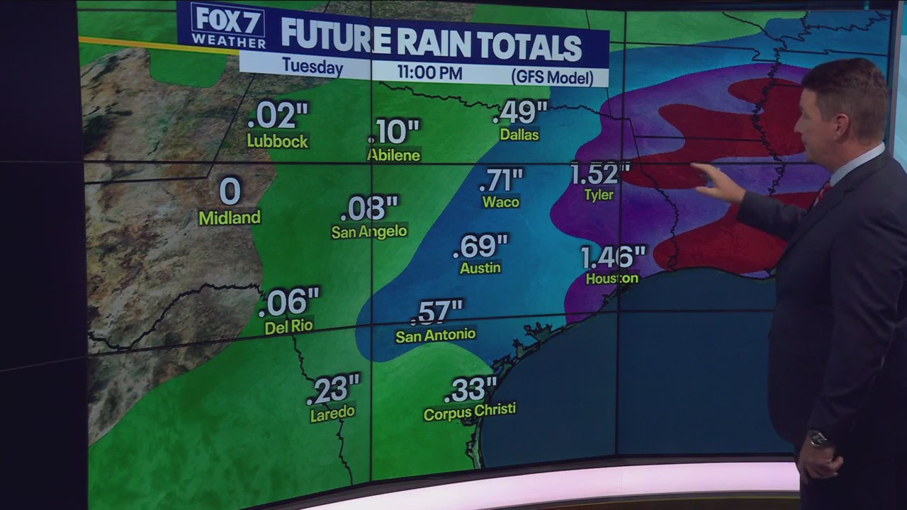 Central Texas weather: Feels like winter today with highs in the 50s