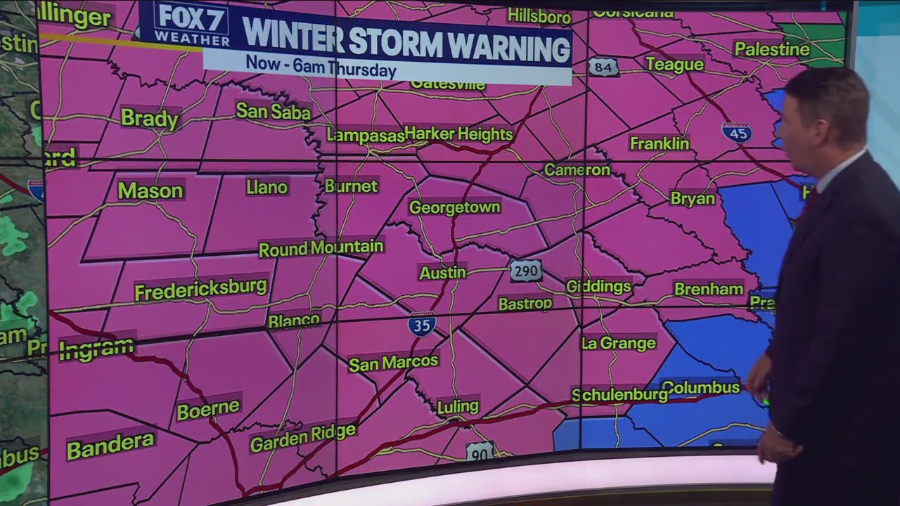 Central Texas weather: Ice threat increases, Winter Storm Warning extended until Thursday