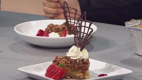 Croissant bread pudding recipe from Auguste Escoffier School of Culinary Arts