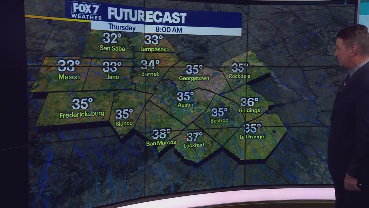 Central Texas weather: Sunny and cold today, rain chances return this weekend